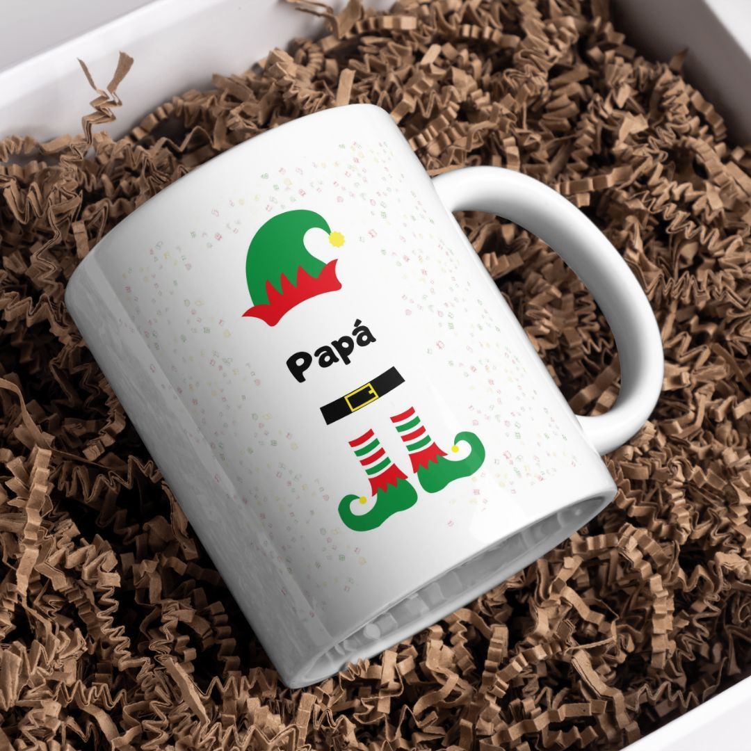 Taza de Navidad Personalizada ELFO