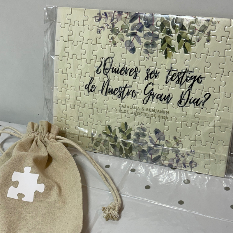 PUZZLE TESTIGO DE BODA