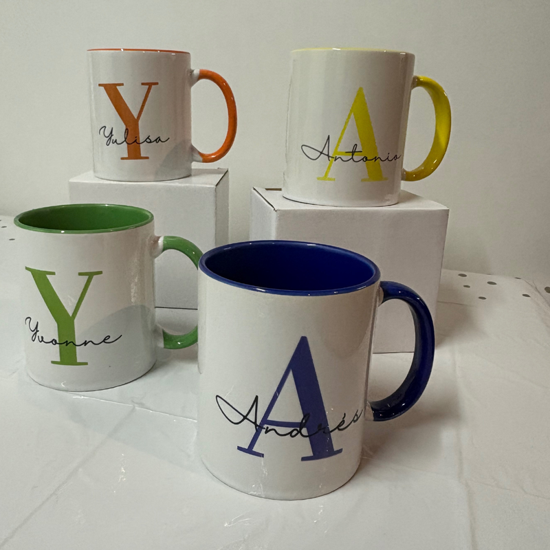 TAZA PERSONALIZADA DE COLORES