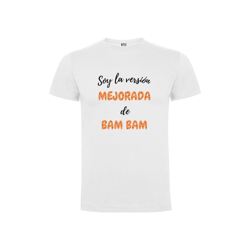 Camiseta niño SOY LA VERSIÓN MEJORADA DE BAMBAM