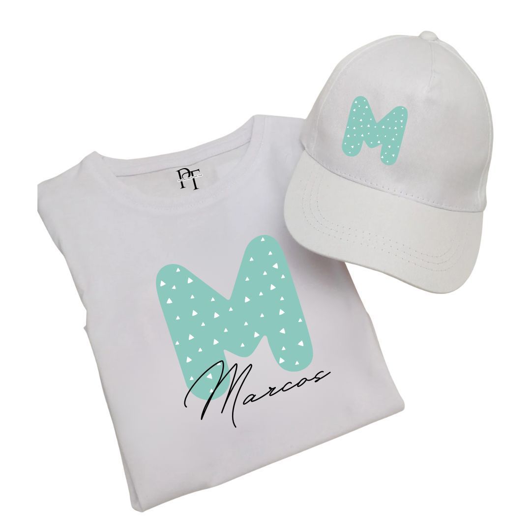 CAMISETA Y GORRA NIÑO