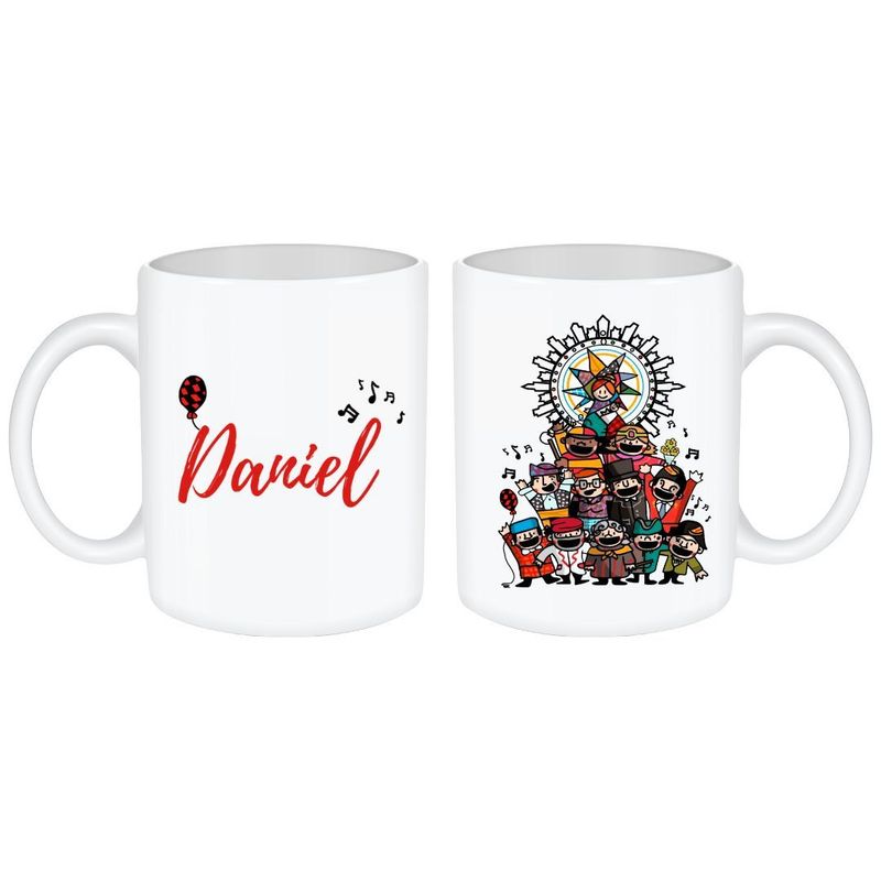TAZA CABEZUDOS PERSONALIZADA