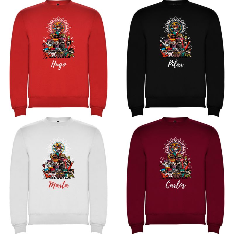 Sudadera personalizada CABEZUDOS