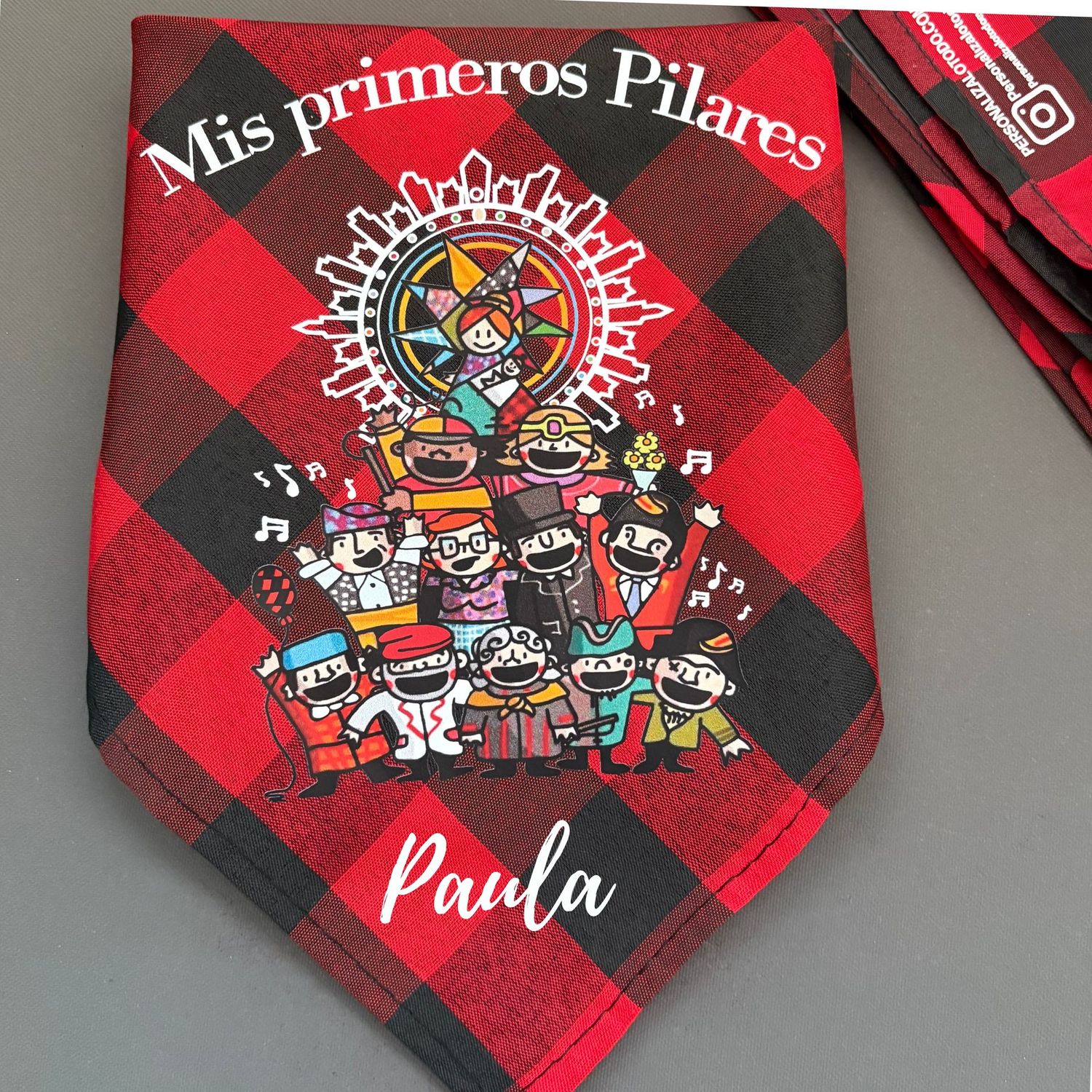 Cachirulo Personalizado Mis primeros Pilares CABEZUDOS