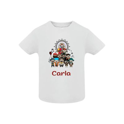Camiseta personalizada CABEZUDOS NIÑOS