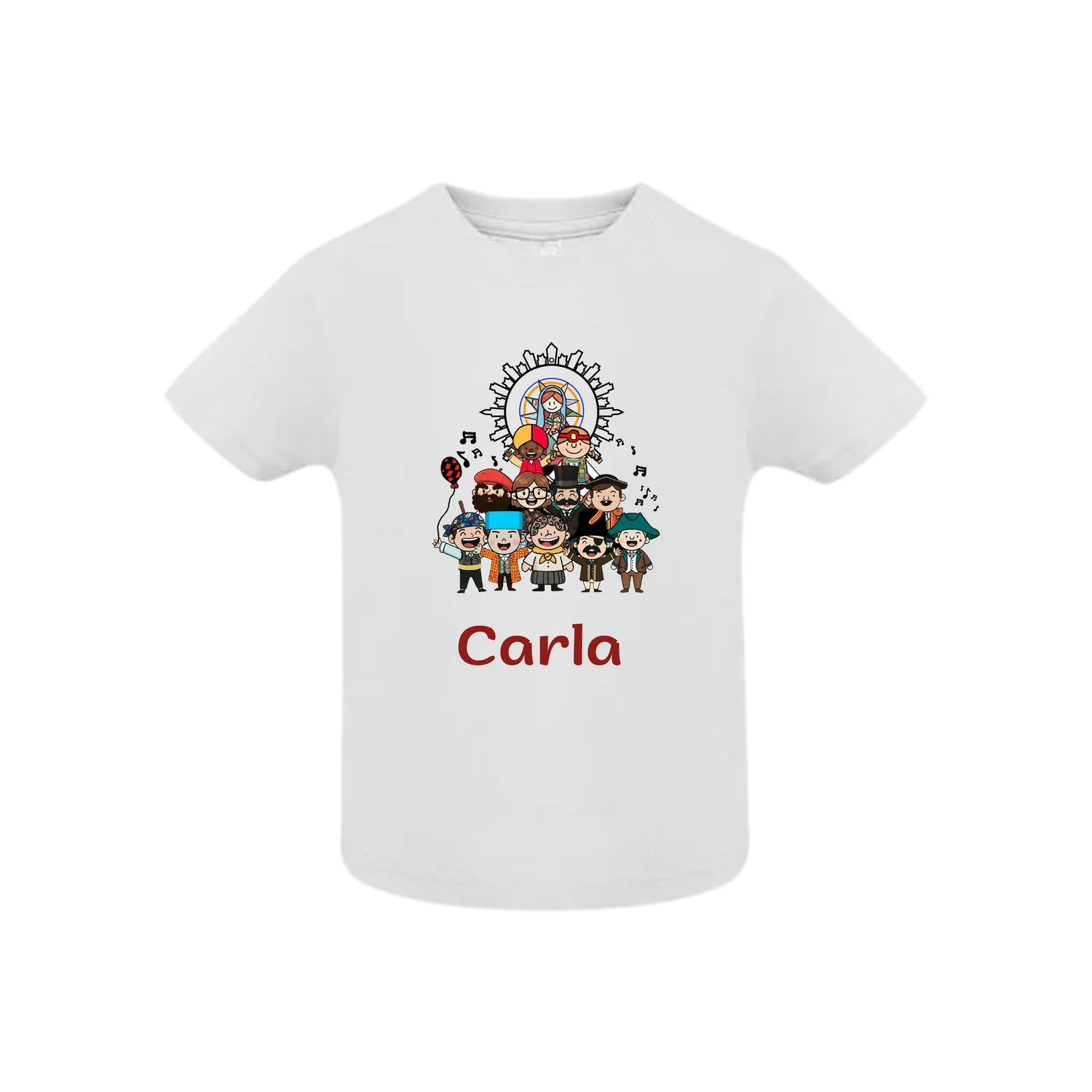 Camiseta personalizada CABEZUDOS NIÑOS Camiseta personalizada CABEZUDOS NIÑOS