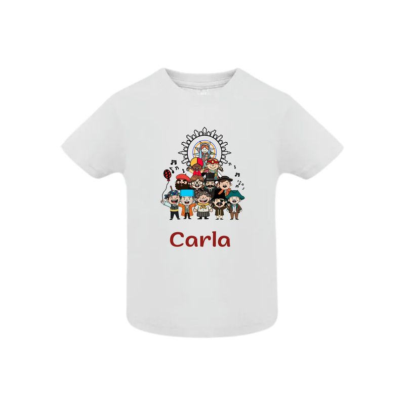 Camiseta personalizada CABEZUDOS NIÑOS