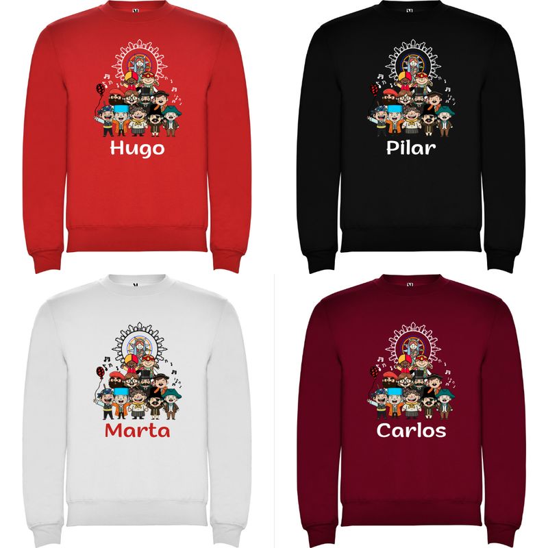 Sudadera personalizada CABEZUDOS