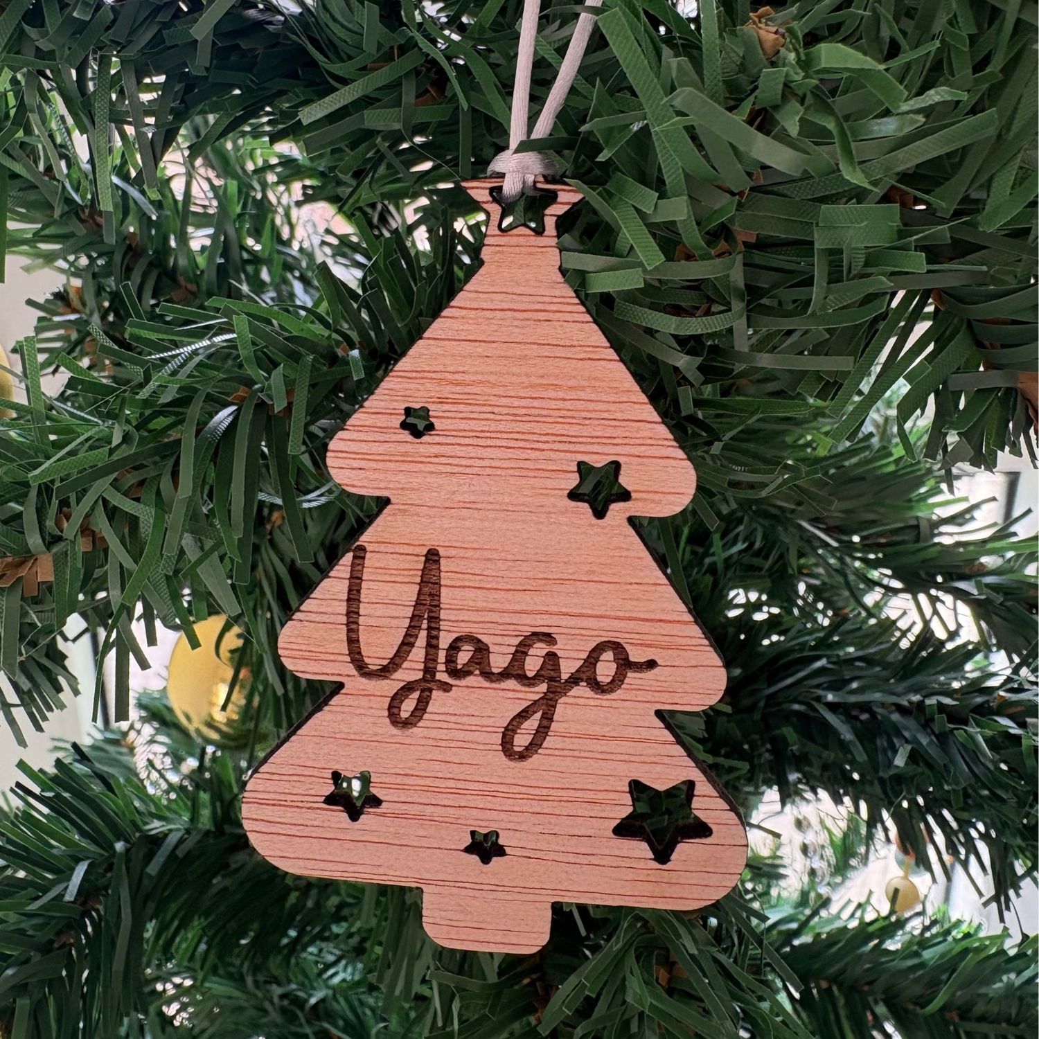 Adorno navideño árbol de navidad personalizado Adorno navideño árbol de navidad personalizado