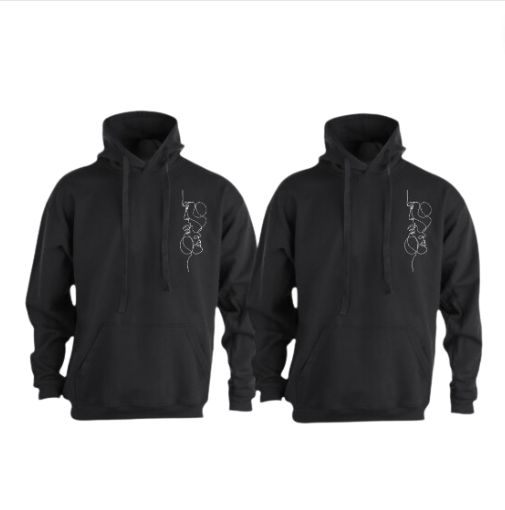 DUO SUDADERAS PAREJA SILUETAS