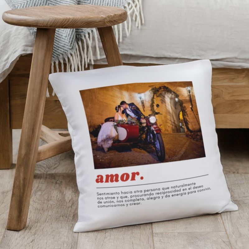 COJÍN AMOR PERSONALIZADO