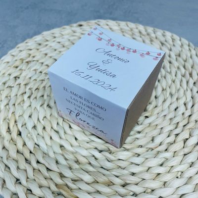 MACETA DETALLE DE BODA FAROLILLOS