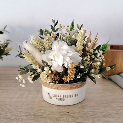 LATITA MEDIANA DE FLORES PRESERVADAS