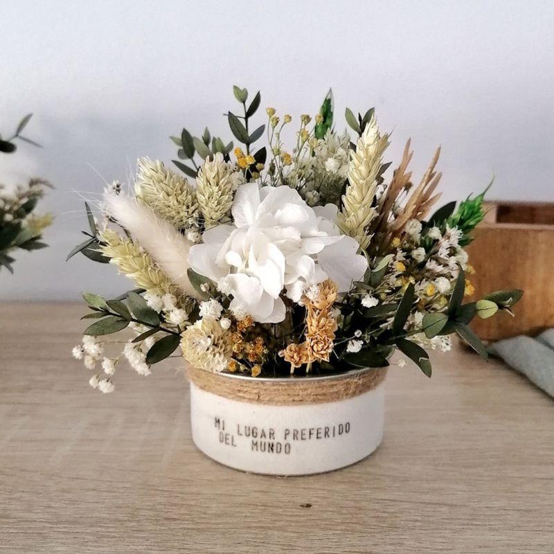 LATITA MEDIANA DE FLORES PRESERVADAS