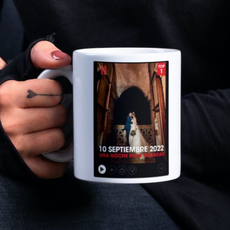 TAZA NETFLIX PERSONALIZADA