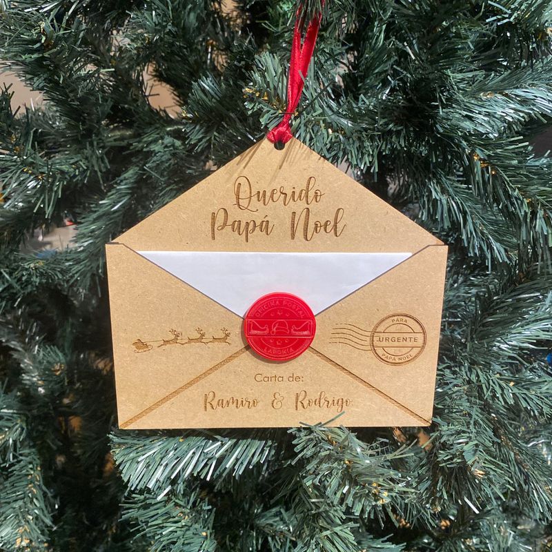 SOBRE CARTA PAPÁ NOEL PERSONALIZADO