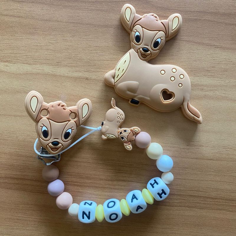 PACK CHUPETERO PERSONALIZADO BAMBI + MORDEDOR