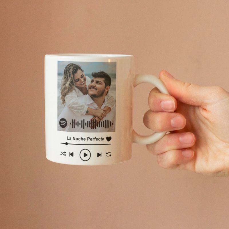 TAZA SPOTIFY PERSONALIZADA
