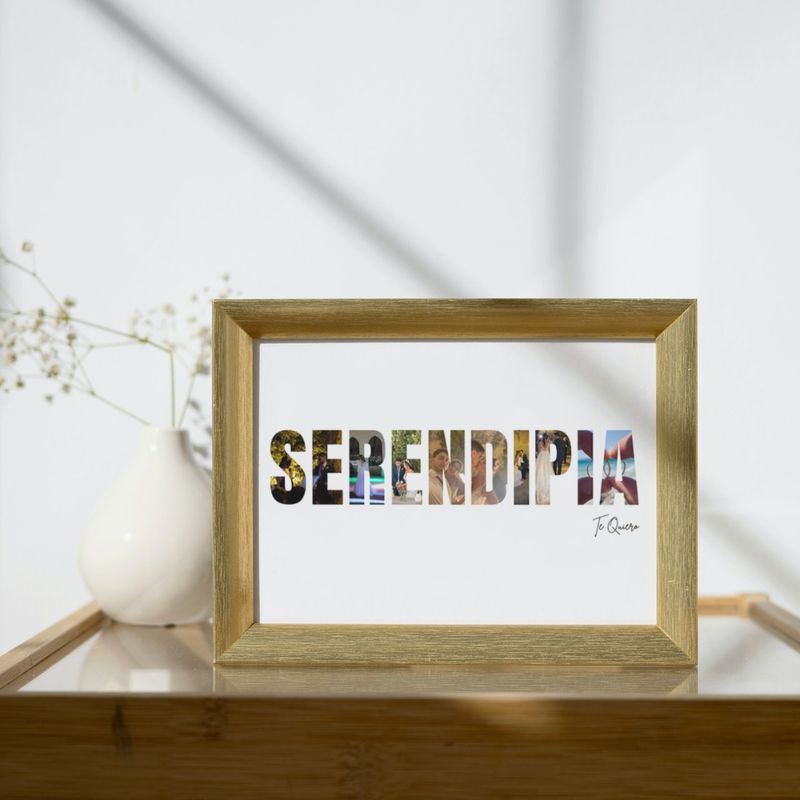 LÁMINA PALABRA EN FOTOS PERSONALIZADA