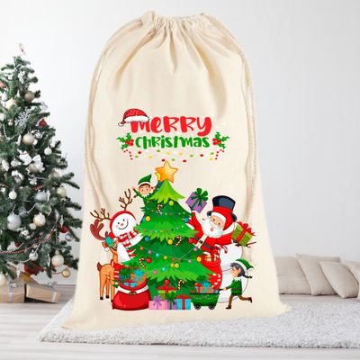 SACO DE REGALOS NAVIDEÑO