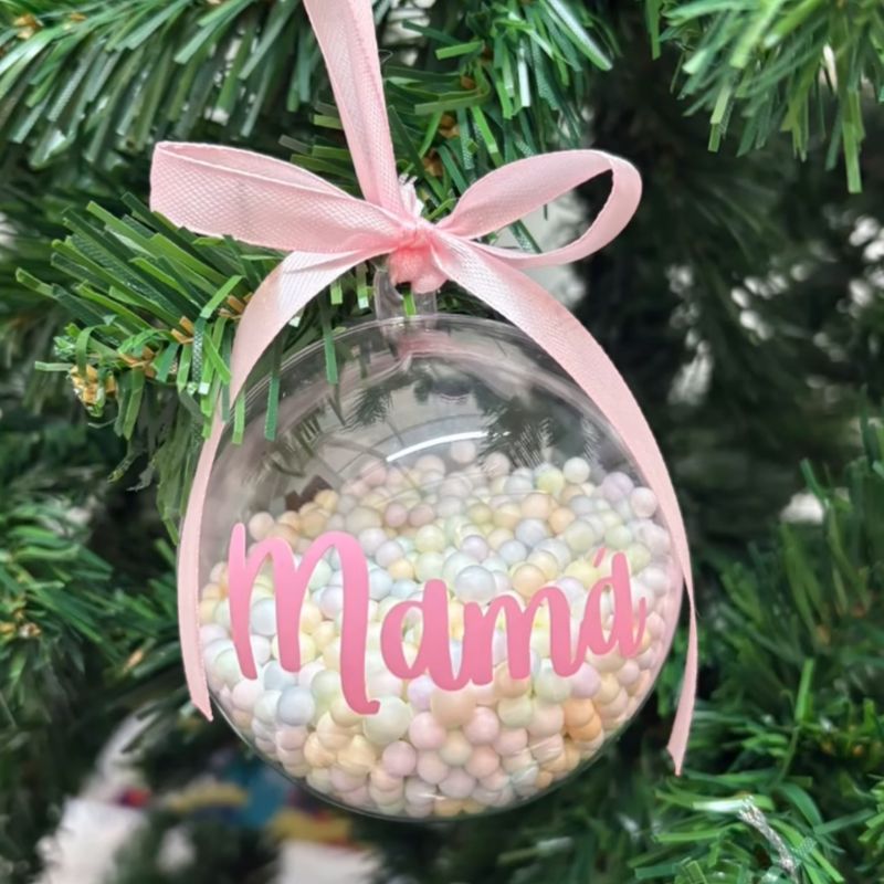 BOLA DE NAVIDAD PERSONALIZADA RELLENA
