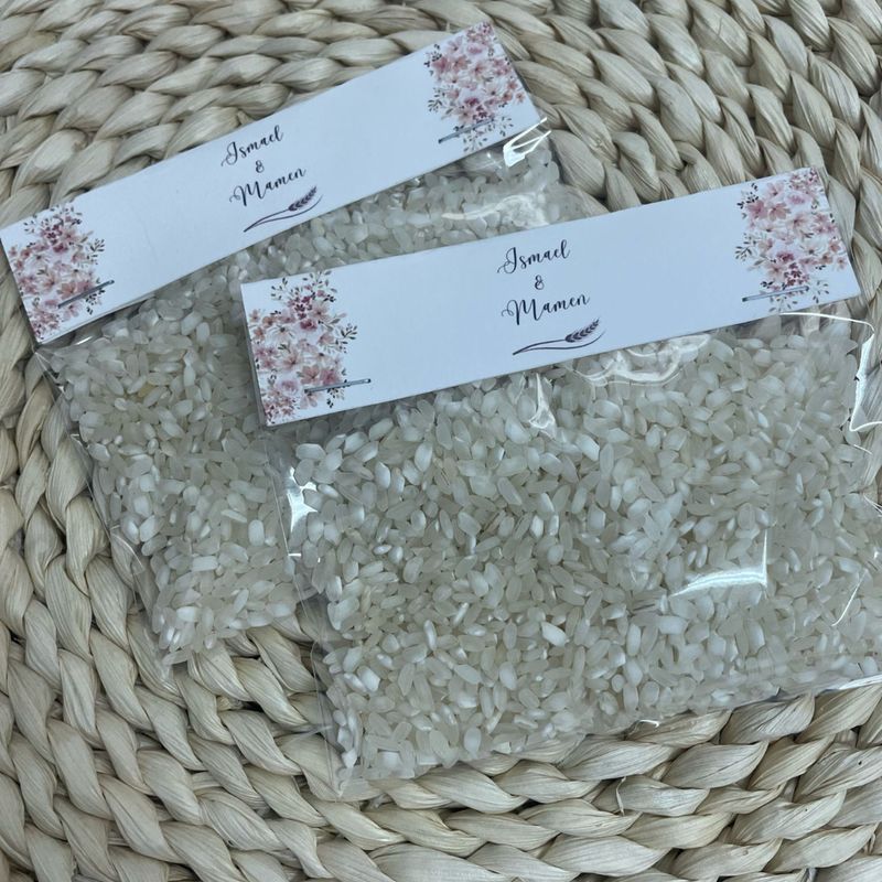 BOLSA DE ARROZ BODA FLORAL