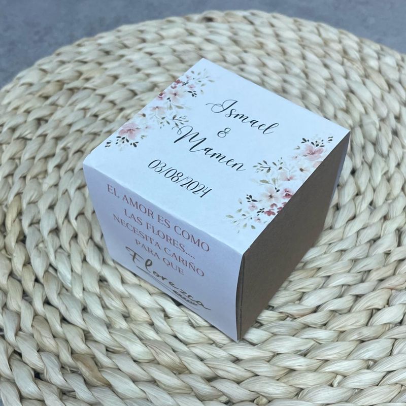 MACETA DETALLE DE BODA FLORAL