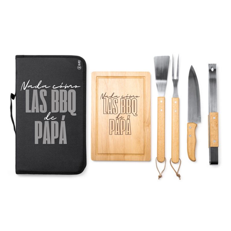 SET BARBACOA PARA PADRES