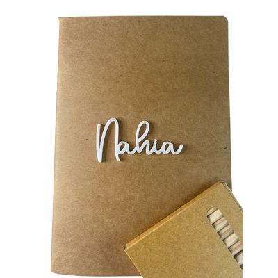 PACK LIBRETA + CAJA DE PINTURAS PERSONALIZADAS