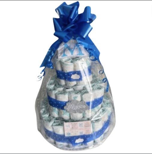 TARTA DE PAÑALES PERSONALIZADA