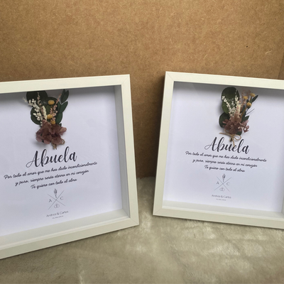 CUADRO DE FLORES PRESERVADAS