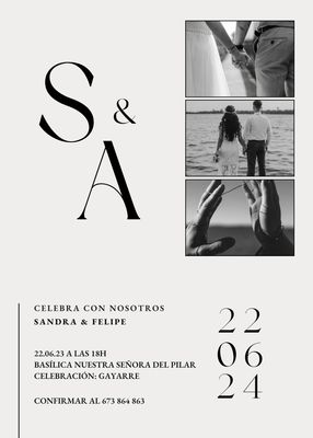 INVITACIÓN DE BODA CARRUSEL