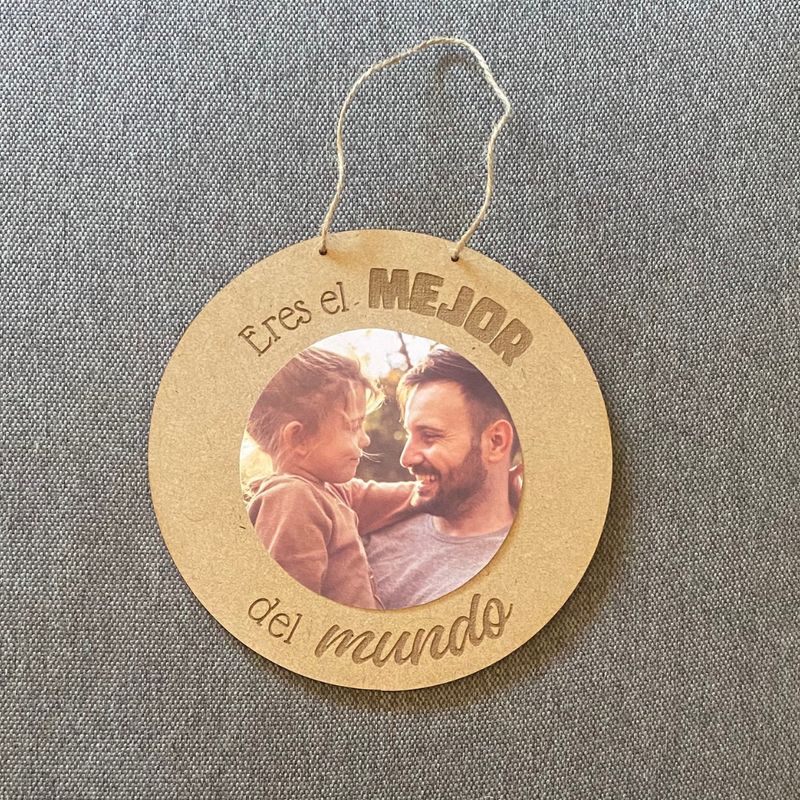 PLACA DE MADERA PAPÁ