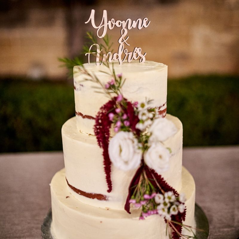 TOPPER DE MADERA BODA