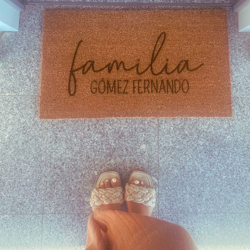 FELPUDO FAMILIA PERSONALIZADO