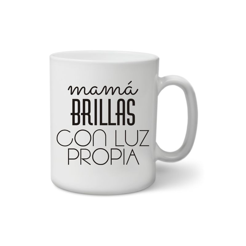 TAZA MAMÁ BRILLAS CON LUZ PROPIA