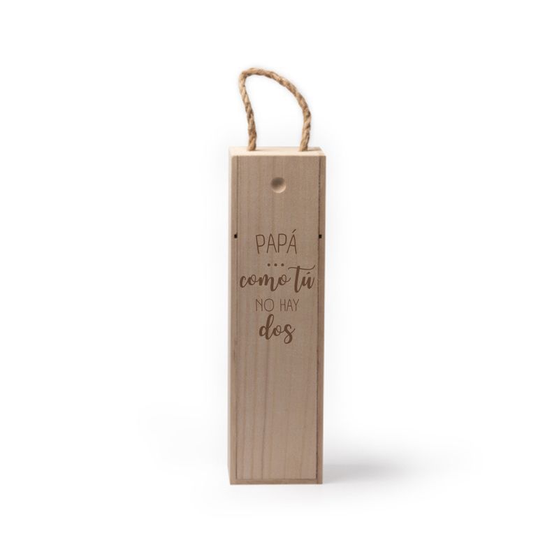CAJA DE BOTELLA DE VINO PAPÁ