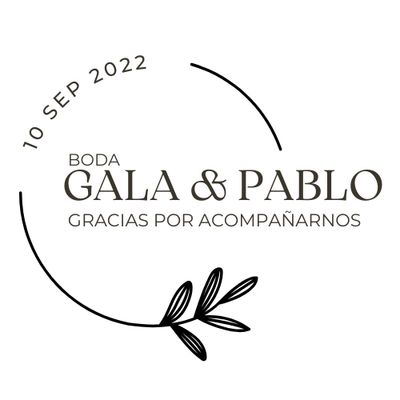 SELLO DE BODA PERSONALIZADO HOJAS SELLO DE BODA PERSONALIZADO HOJAS