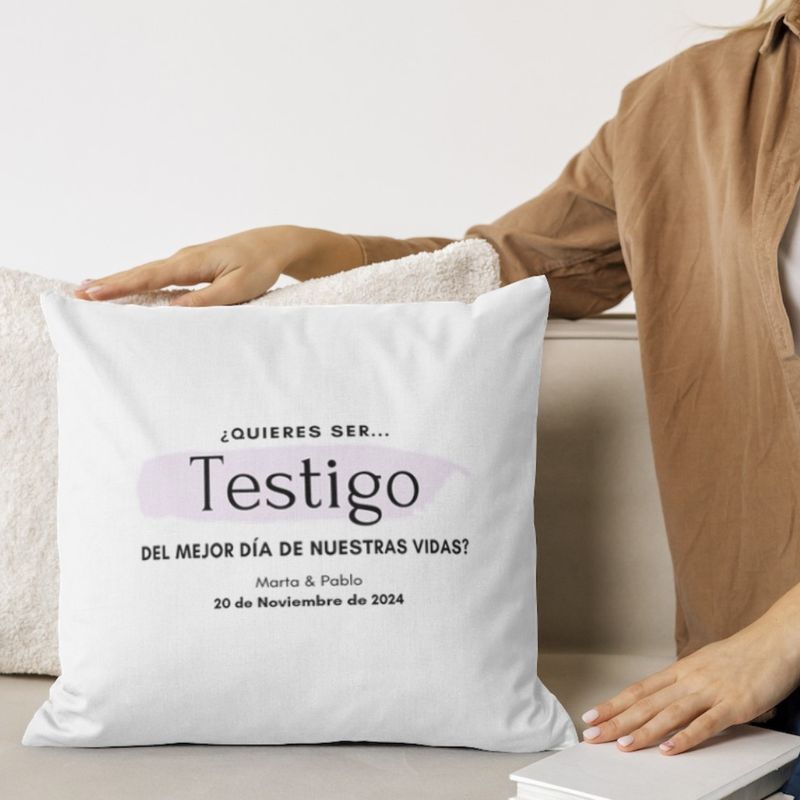COJÍN TESTIGO DE BODA