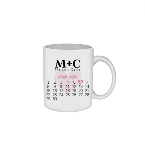 TAZA PERSONALIZADA FECHA ESPECIAL