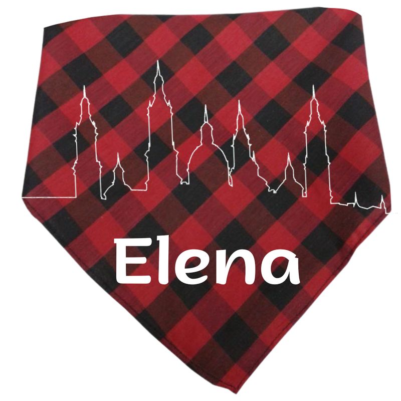 CACHIRULO PERSONALIZADO SILUETA BASÍLICA DEL PILAR