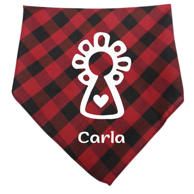 CACHIRULO PERSONALIZADO VIRGEN Y CORAZÓN