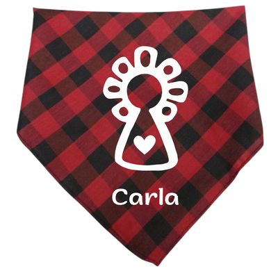 CACHIRULO PERSONALIZADO VIRGEN Y CORAZÓN