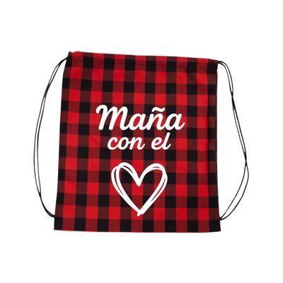 Mochila cachirulo MAÑA O MAÑO CON EL CORAZÓN Mochila cachirulo MAÑA O MAÑO CON EL CORAZÓN