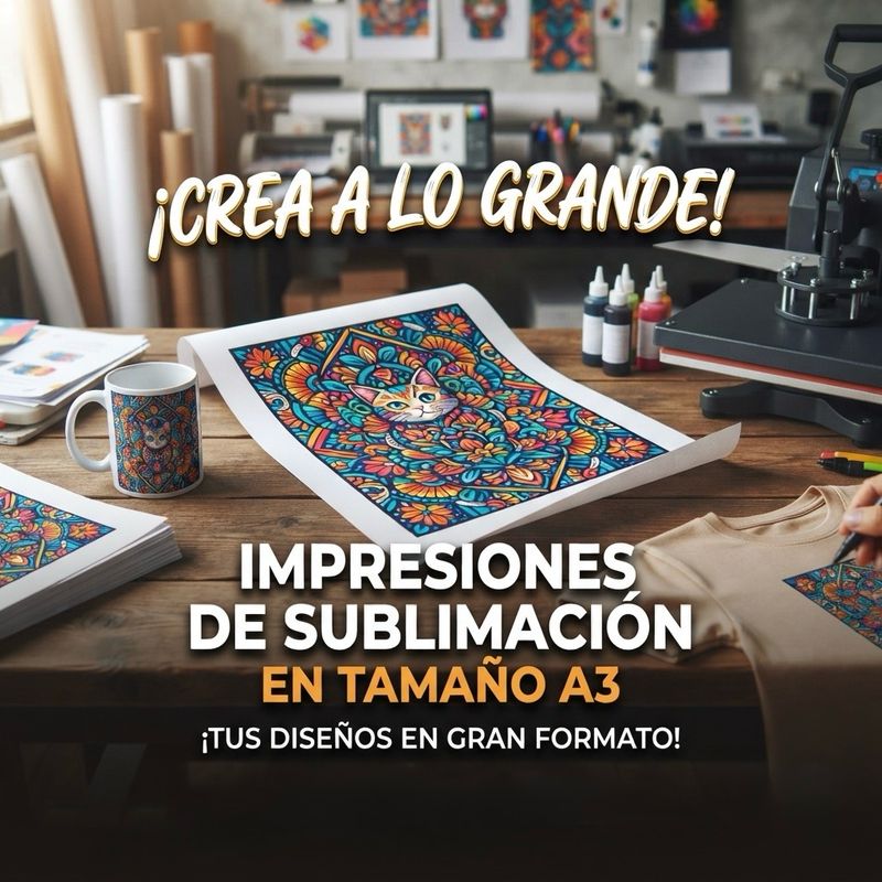 IMPRESIÓN SUBLIMACIÓN A3