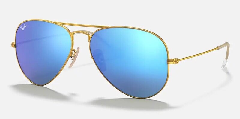 Blue Flash Lens Aviator RB3025 Blue Flash Lens Aviator RB3025