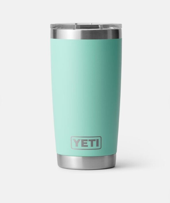 YETI RAMBLER 20 OZ TUMBLER SEAFOAM