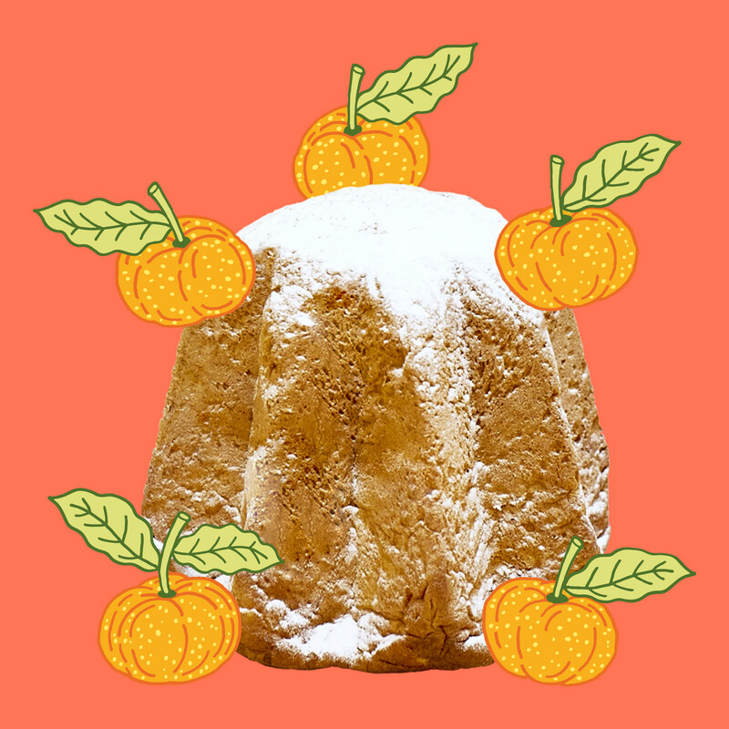Pandoro al mandarino tardivo di Ciaculli