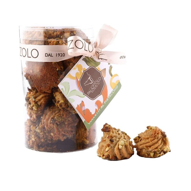 Cilindro con dolcetti al pistacchio
