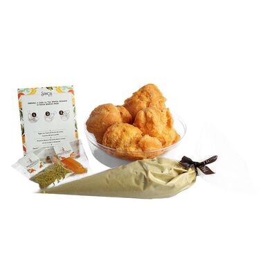 Kit Sfincia di San Giuseppe con crema al pistacchio Kit Sfincia di San Giuseppe con crema al pistacchio